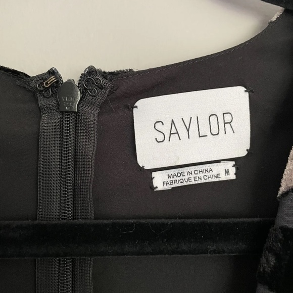 Mini Velvet M Dot V-neck Converts To Low Cut Deep Plunge Party Dress Holiday - Picture 8 of 13